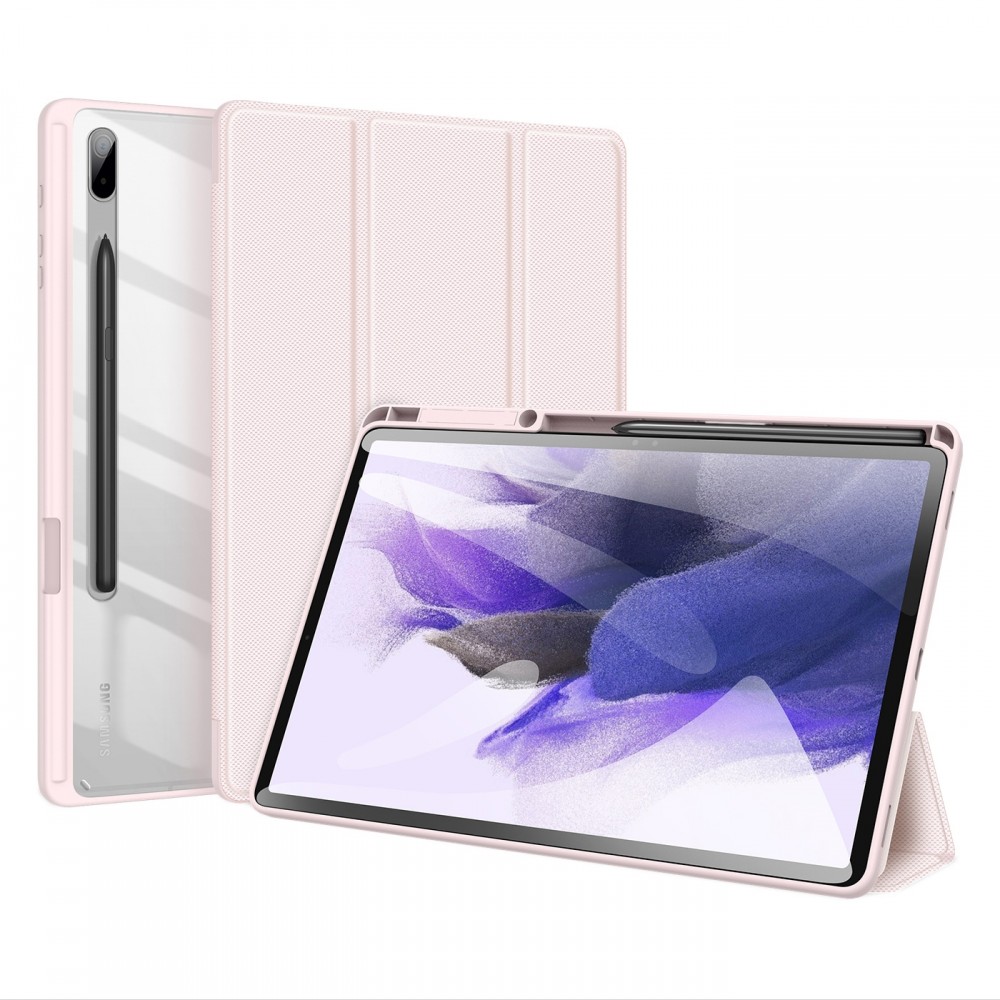 כיסוי לטאבלט מדגם - Samsung Galaxy Tab S8 Plus בצבע - ורוד עשוי מעור