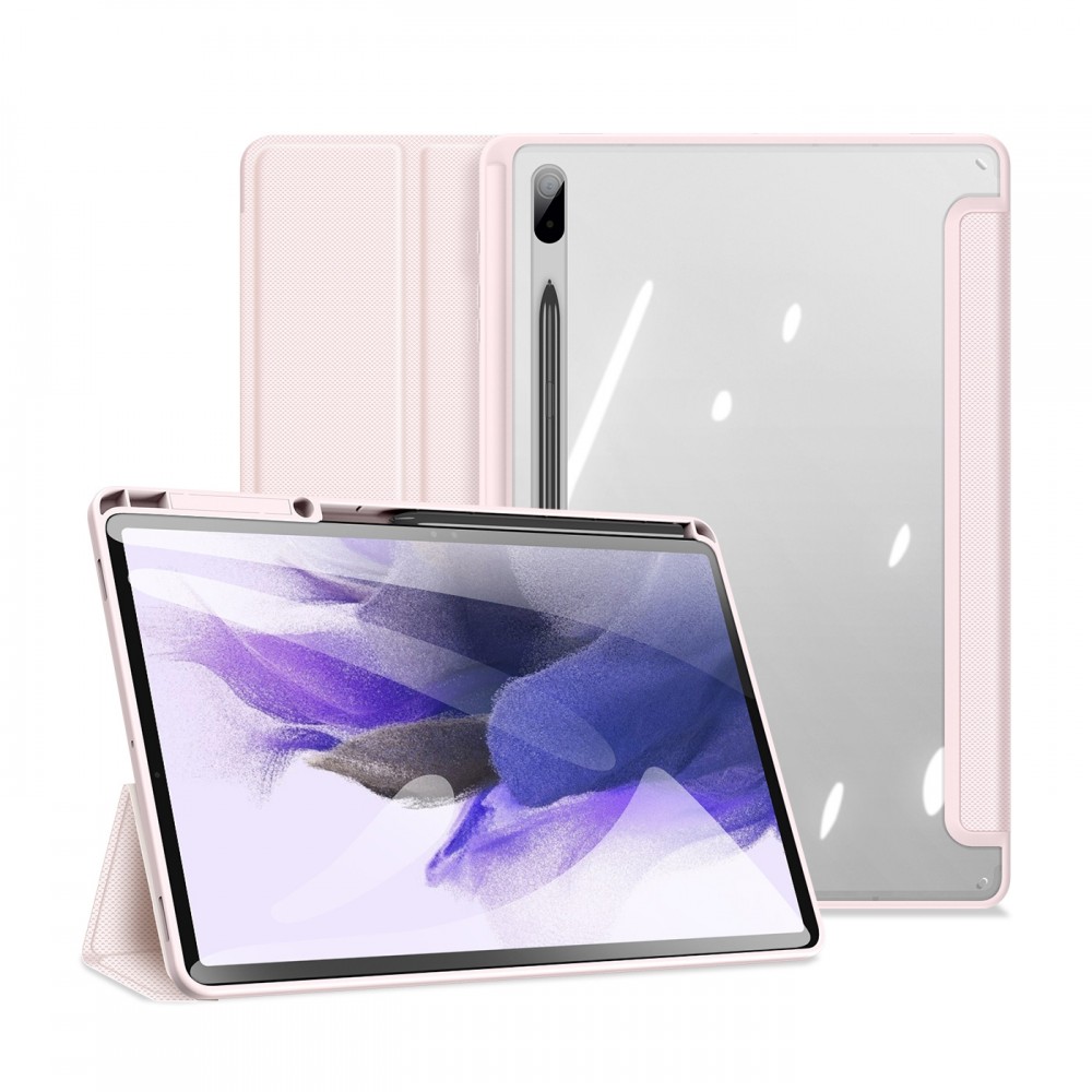 כיסוי לטאבלט מדגם - Samsung Galaxy Tab S8 Plus בצבע - ורוד עשוי מעור