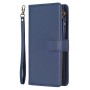 עבור Apple iPhone 11 כיסוי ארנק / ספר עשוי מעור בצבע כחול עם חריצים לכרטיסי אשראי