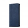 עבור Apple iPhone 12 Pro Max כיסוי ארנק / ספר עשוי מעור בצבע כחול עם חריצים לכרטיסי אשראי