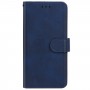 עבור Apple iPhone 14 Plus כיסוי ארנק / ספר עשוי מעור בצבע כחול עם חריצים לכרטיסי אשראי