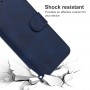 עבור Apple iPhone 14 Plus כיסוי ארנק / ספר עשוי מעור בצבע כחול עם חריצים לכרטיסי אשראי
