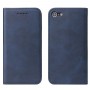 עבור Apple iPhone 7 כיסוי ארנק / ספר עשוי מעור בצבע כחול עם חריצים לכרטיסי אשראי