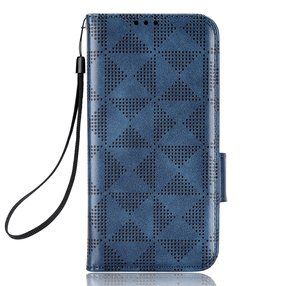 עבור Google Pixel 3 כיסוי ארנק / ספר עשוי מעור בצבע כחול עם חריצים לכרטיסי אשראי