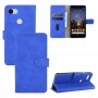 עבור Google Pixel 3a XL כיסוי ארנק / ספר עשוי מעור בצבע כחול עם חריצים לכרטיסי אשראי