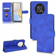 עבור Honor Magic4 Lite כיסוי ארנק / ספר עשוי מעור בצבע כחול עם חריצים לכרטיסי אשראי