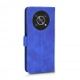 עבור Honor X30 כיסוי ארנק / ספר עשוי מעור בצבע כחול עם חריצים לכרטיסי אשראי