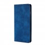 עבור Honor X7 כיסוי ארנק / ספר עשוי מעור בצבע כחול עם חריצים לכרטיסי אשראי