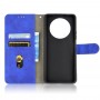 עבור Honor X9 5G כיסוי ארנק / ספר עשוי מעור בצבע כחול עם חריצים לכרטיסי אשראי