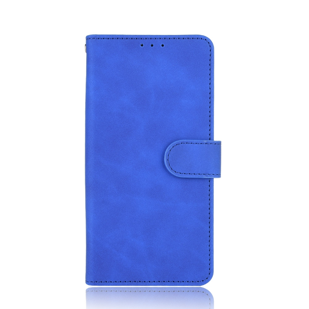 עבור LG G8S ThinQ כיסוי ארנק / ספר עשוי מעור בצבע כחול עם חריצים לכרטיסי אשראי