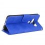 עבור LG G8S ThinQ כיסוי ארנק / ספר עשוי מעור בצבע כחול עם חריצים לכרטיסי אשראי