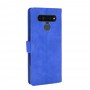 עבור LG K41S כיסוי ארנק / ספר עשוי מעור בצבע כחול עם חריצים לכרטיסי אשראי