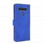עבור LG K61 כיסוי ארנק / ספר עשוי מעור בצבע כחול עם חריצים לכרטיסי אשראי