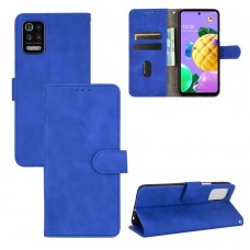 עבור LG K62 כיסוי ארנק / ספר עשוי מעור בצבע כחול עם חריצים לכרטיסי אשראי