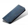 עבור OnePlus 7T Pro כיסוי ארנק / ספר עשוי מעור בצבע כחול עם חריצים לכרטיסי אשראי