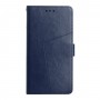 עבור OnePlus Nord 2T כיסוי ארנק / ספר עשוי מעור בצבע כחול עם חריצים לכרטיסי אשראי