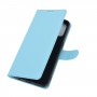 עבור OnePlus Nord N10 5G כיסוי ארנק / ספר עשוי מעור בצבע כחול עם חריצים לכרטיסי אשראי