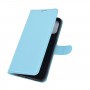 עבור OnePlus Nord N100 כיסוי ארנק / ספר עשוי מעור בצבע כחול עם חריצים לכרטיסי אשראי
