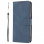 עבור OnePlus Nord N20 SE כיסוי ארנק / ספר עשוי מעור בצבע כחול עם חריצים לכרטיסי אשראי
