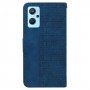 עבור Oppo A36 כיסוי ארנק / ספר עשוי מעור בצבע כחול עם חריצים לכרטיסי אשראי