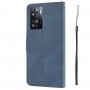 עבור Oppo A77 4G כיסוי ארנק / ספר עשוי מעור בצבע כחול עם חריצים לכרטיסי אשראי