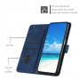עבור Oppo Find X5 כיסוי ארנק / ספר עשוי מעור בצבע כחול עם חריצים לכרטיסי אשראי