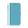 עבור Realme 10 כיסוי ארנק / ספר עשוי מעור בצבע כחול עם חריצים לכרטיסי אשראי
