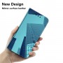עבור Realme 10 כיסוי ארנק / ספר עשוי מעור בצבע כחול עם חריצים לכרטיסי אשראי