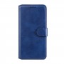 עבור Realme 7 (Global) כיסוי ארנק / ספר עשוי מעור בצבע כחול עם חריצים לכרטיסי אשראי