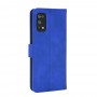עבור Realme 7 Pro כיסוי ארנק / ספר עשוי מעור בצבע כחול עם חריצים לכרטיסי אשראי