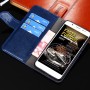 עבור Realme C3 (3 cameras) כיסוי ארנק / ספר עשוי מעור בצבע כחול עם חריצים לכרטיסי אשראי