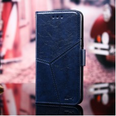 עבור Realme Narzo 20A כיסוי ארנק / ספר עשוי מעור בצבע כחול עם חריצים לכרטיסי אשראי