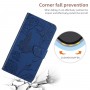 עבור Realme Narzo 50 כיסוי ארנק / ספר עשוי מעור בצבע כחול עם חריצים לכרטיסי אשראי
