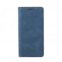 עבור Samsung Galaxy A01 כיסוי ארנק / ספר עשוי מעור בצבע כחול עם חריצים לכרטיסי אשראי