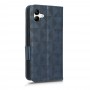 עבור Samsung Galaxy A04 כיסוי ארנק / ספר עשוי מעור בצבע כחול עם חריצים לכרטיסי אשראי