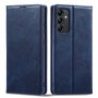 עבור Samsung Galaxy A14 כיסוי ארנק / ספר עשוי מעור בצבע כחול עם חריצים לכרטיסי אשראי
