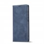 עבור Samsung Galaxy A24 4G כיסוי ארנק / ספר עשוי מעור בצבע כחול עם חריצים לכרטיסי אשראי