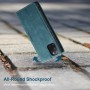 עבור Samsung Galaxy A31 כיסוי ארנק / ספר עשוי מעור בצבע כחול עם חריצים לכרטיסי אשראי