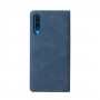 עבור Samsung Galaxy A50 כיסוי ארנק / ספר עשוי מעור בצבע כחול עם חריצים לכרטיסי אשראי