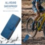 עבור Samsung Galaxy A53 5G כיסוי ארנק / ספר עשוי מעור בצבע כחול עם חריצים לכרטיסי אשראי