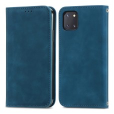 עבור Samsung Galaxy Note10 Lite כיסוי ארנק / ספר עשוי מעור בצבע כחול עם חריצים לכרטיסי אשראי