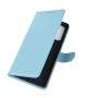 עבור Samsung Galaxy Note20 כיסוי ארנק / ספר עשוי מעור בצבע כחול עם חריצים לכרטיסי אשראי