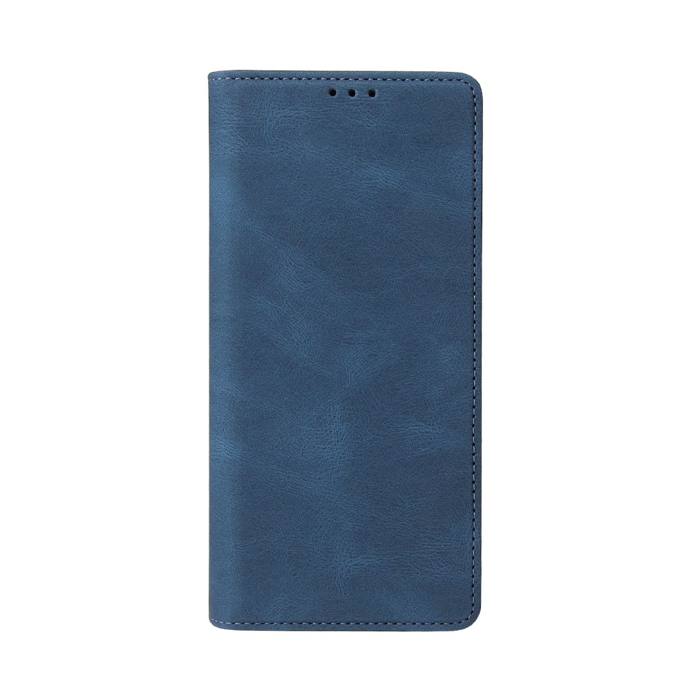 עבור Samsung Galaxy S20 Ultra כיסוי ארנק / ספר עשוי מעור בצבע כחול עם חריצים לכרטיסי אשראי