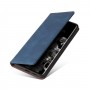 עבור Samsung Galaxy S20 Ultra כיסוי ארנק / ספר עשוי מעור בצבע כחול עם חריצים לכרטיסי אשראי