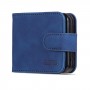 עבור Samsung Galaxy Z Flip5 כיסוי ארנק / ספר עשוי מעור בצבע כחול עם חריצים לכרטיסי אשראי