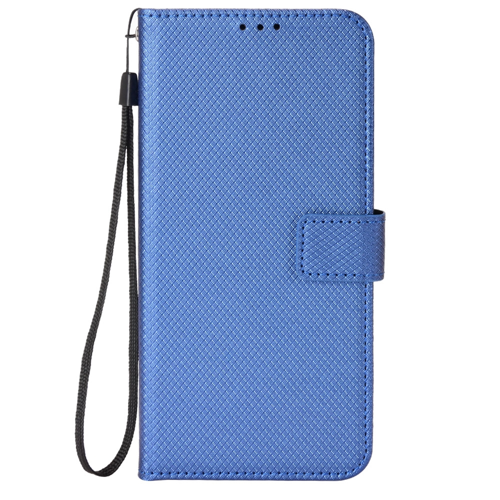 עבור Samsung Galaxy Z Fold3 5G כיסוי ארנק / ספר עשוי מעור בצבע כחול עם חריצים לכרטיסי אשראי