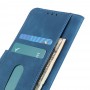 עבור Vivo V25 כיסוי ארנק / ספר עשוי מעור בצבע כחול עם חריצים לכרטיסי אשראי