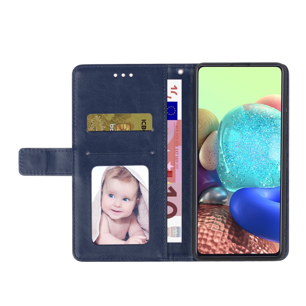 עבור Xiaomi Mi 10 5G כיסוי ארנק / ספר עשוי מעור בצבע כחול עם חריצים לכרטיסי אשראי