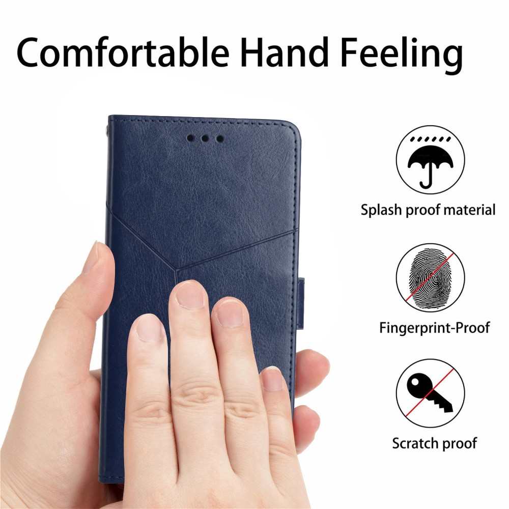 עבור Xiaomi Mi 10 5G כיסוי ארנק / ספר עשוי מעור בצבע כחול עם חריצים לכרטיסי אשראי