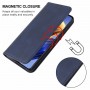 עבור Xiaomi Poco F4 GT כיסוי ארנק / ספר עשוי מעור בצבע כחול עם חריצים לכרטיסי אשראי